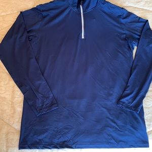 Performance 1/4 zip long sleeve - new! Navy size L